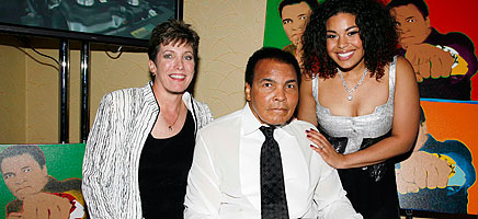 Judi Yates, Jordin Sparks and Muhammad Ali